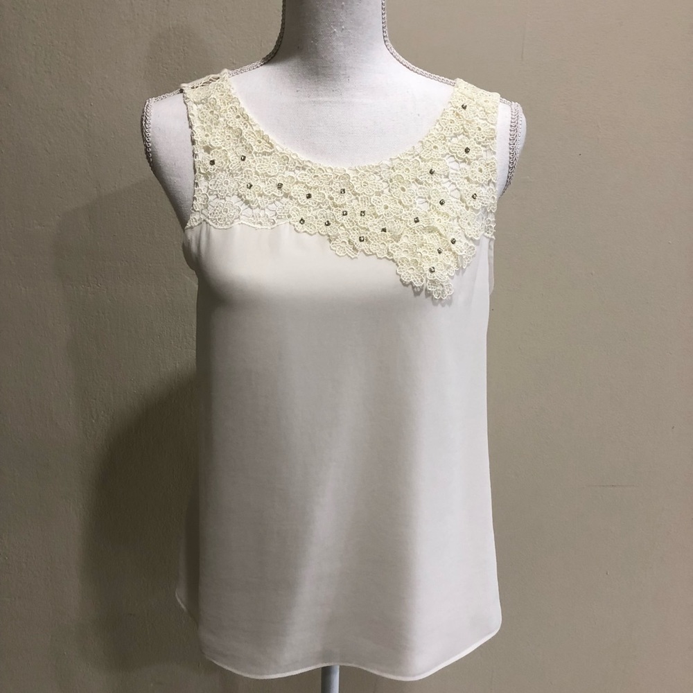 AnnTaylor short sleeve blouse size MP